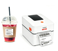 Imprimante d'étiquettes thermiques M4201 4x6, imprimante de codes-barres pour étiquettes d'expédition, imprimante d'étiquettes thermiques sans fil pour l'expédition