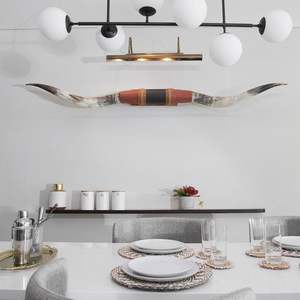 Décor à la maison de corne longue artisanale pour le style de ferme - Product Image 6