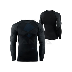 Latest Design Light <b>Weight</b> Mens Rash Guard Factory Made Customized Logo Printing Low MOQ Sports Wear For Gym Fitness <b>Swimming</b> - Product Image 1