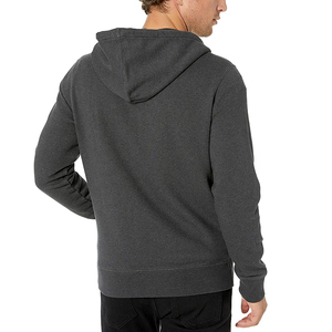 Sweat à capuche surdimensionné pour hommes 2026 coton avec logo personnalisé 100% Design simple et uni brodé pour l'hiver - Product Image 2