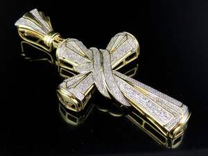 Argent Sterling 925 Nouveau Style Hip Hop Moissanite Diamant VVS Clarté Croix Pendentif Cadeau Parfait pour Tout Le Monde - Product Image 4