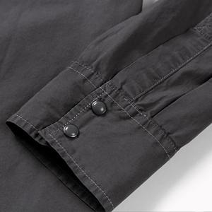 เสื้อเชิ้ตผู้ชายแขนยาว ปกแหลม ผ้าไม่เป็นขุย ไม่หดตัว ระบายอากาศได้ดี สไตล์ลำลอง - Product Image 5