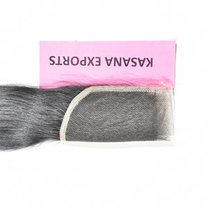 Extensions de cheveux humains vierges vietnamiennes 5*5 HD, cuticules alignées, traitement sans traitement, couleur naturelle noire, double trame machine, pour femmes - Product Image 3