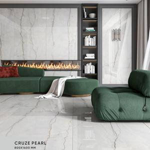 Tuiles de dalle en porcelaine brillante de 800x1600mm de conceptions traditionnelles modernes pour la finition classique de mur intérieur dans les hôpitaux - Product Image 3