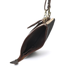 Women’s Small Cowhide Crossbody Bag | Western Boho Style <b>Shoulder</b> Purse | Fashion Daily Handbag - Product Image 4