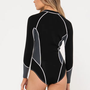 Maillot de bain une pièce pour femmes à séchage rapide avec logo personnalisé maillot de bain en polyester respirant - Product Image 2
