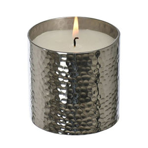 Colección única de velas de cera de soja de contenedor de plata de acero inoxidable de diseño moderno elegante para decoración navideña del hogar - Product Image 1