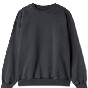 OEM Blank Cotton Ras du cou Sweatshirts unis Matériaux d'origine Chandail Custom Men's Sweat Wear O Neck Shirt - Product Image 1