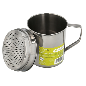 Vassoio per Grasso di Pesce in Acciaio Inossidabile, 1 Litro. Con filtro e coperchio - Product Image 4