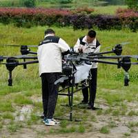 Spider-i professionnel Agriculture Drone pulvérisateur cadre réservoir 8 axes pulvérisateur Drone Agriculture hélicoptère Agriculture Drone