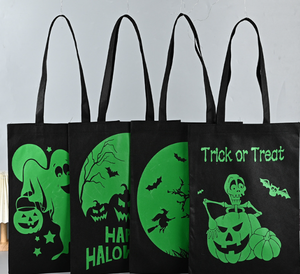 Pafu Halloween Glow-in -the- Dark Treat Bolsos Fantasma Calabaza Bruja Bolsas de dulces Halloween Luminous Trick or Treat Bolsas - Product Image 2