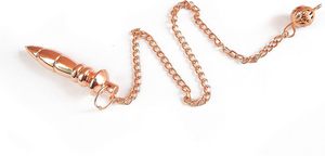 Herramienta de adivinación de radiestesia de péndulo de Metal de cobre de corte egipcio para Equilibrio de Chakra y Reiki Healing Magnesia Crafts Product - Product Image 4