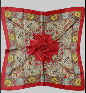 Bandana <b>Scarves</b> Low Customized New 100% Cotton Women's Small <b>Square</b> <b>Scarf</b> Headband Digital Print Summer Durable Breathable - Product Image 3
