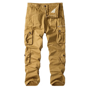 Oem Casual Cargo Pantalones Hombres Nuevo Diseño Sólido Delgado Con Multi-bolsillo y algodón Uso al aire libre Venta al por mayor Transpirable Cargo Pantalones - Product Image 6