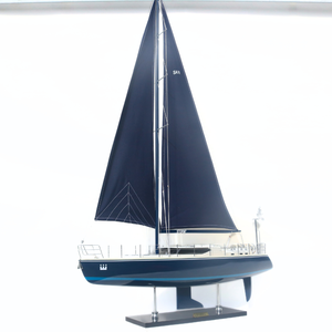 Storm 2 Collection de yachts en bois faits à la main America Cup Livraison rapide Collection nautique Fabriqué au patrimoine océanique du Vietnam - Product Image 2