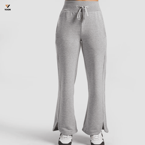 2025 New Design Luxury White Flared Sweat-Wicking Yoga <b>Leggings</b> <b>Women's</b> Plus Size Running Fitness Pant Elastic Waist Closure - Product Image 5