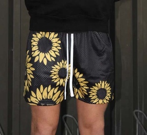 Nuevos pantalones cortos de malla de la mejor calidad para hombres, ropa informal de talla grande, patrón de bolsillos para hombres y mujeres - Product Image 4