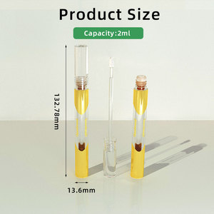 Marque privée de luxe personnalisée 6.5 ML Mini bouteille vide de teinte pour les lèvres Conteneurs de brillant à lèvres Tubes et emballage de brillant à lèvres - Product Image 6