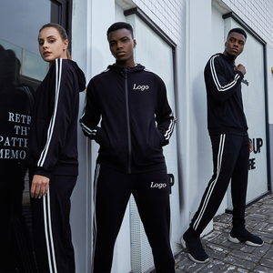 Conjunto de Sudadera con Capucha y Pantalones Deportivos con Logotipo Personalizado, Marca Privada, Chándal Deportivo para Hombre, Mujer, Unisex - Product Image 3