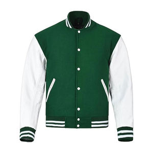 Veste pour hommes entièrement personnalisée OEM avec des conceptions à manches longues Veste Lettermen en gros État neuf à bas prix - Product Image 3