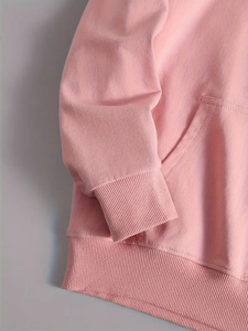 OEM Service for Men's High Quality 100% Cotton Blended Basics Fleece Hoodie Custom <b>Logo</b> <b>Design</b> Plain Dyed Winter Hoodie - Product Image 4