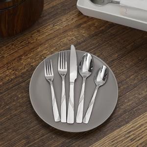 Ensemble de couverts en acier inoxydable robuste pour usage commercial et événements festifs |   Vaisselle écologique et fiable pour les cuisines - Product Image 5