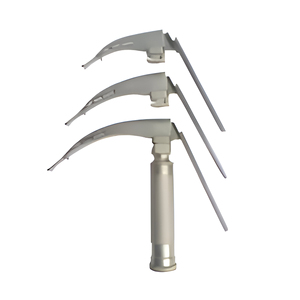 Ensemble de laryngoscope à fibre optique en acier inoxydable durable à vendre ensemble de laryngoscope de Diagnostic pédiatrique adulte à puissance manuelle - Product Image 5