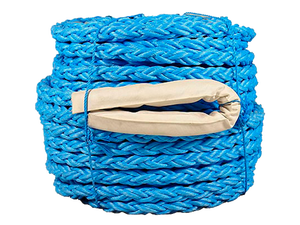 3 Strand pp Nylon PP PE Manila Rope Mooring Boat Rope Mix Polyester White and Blue Rope From Indian Factory - Product Image 5