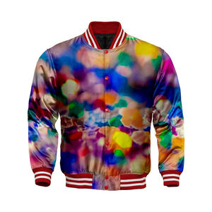 Chaquetas Universitarias Personalizadas con Logotipo para Hombre, de Gran Tamaño, Alta Calidad, Ligeras, de Lona Transpirable, de Secado Rápido, para Invierno, Estilo Urbano - Product Image 1