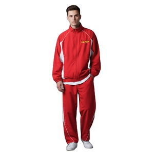 Men Winter Windbreaker Tracksuit Printed Breathable Athletic Set Windproof Running Jacket <b>Matching</b> Sports Pants Casual Outdoor - Product Image 1