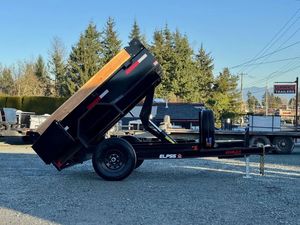 Remorque à benne basculante double A 5X8 à essieu simple de haute qualité, en bon état de fonctionnement, à vendre près de chez moi - Product Image 3