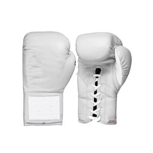 Gants de boxe à lacets professionnels personnalisés de 10oz les plus vendus de haute qualité pour adultes et jeunes pour les arts martiaux - Product Image 6