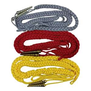 สายนกหวีดไหล่เครื่องแบบรักษาความปลอดภัยสายถัก aiguillette ปรับแต่งได้ตามต้องการ - Product Image 6