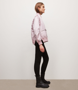 Fournisseur direct d'usine de qualité supérieure Vestes bomber d'hiver pour femmes Tricotées Respirantes Haute qualité Fermeture éclair personnalisée Vente chaude - Product Image 2