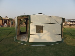 Tienda de campaña de yurta familiar impermeable para exteriores moderna, casa de estilo Mongol de lujo para uso doméstico, comodidad interior de vacaciones - Product Image 3