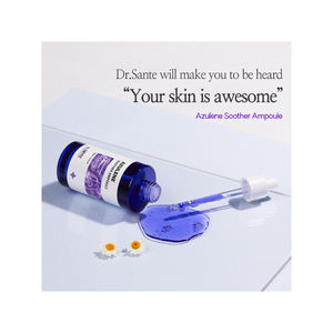 ทุกประเภทผิว Ampoule South Korea Dr. Sante azulene soother ชุ่มชื่นสำหรับผิวแพ้ง่าย100มล. - Product Image 3