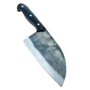 Cuchillo de Cocina Multifuncional Burraq, Hecho a Mano con Acero al Carbono, Mango de Madera y Funda de Cuero, para Uso en Cocina, OEM/ODM - Product Image 2