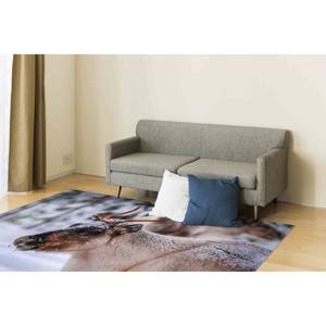 Alfombra Estampada con Diseño de Naturaleza Salvaje - Para Escaleras, Salón, Pasillo, Decoración con Ciervos, Alfombra de Chenilla - Product Image 4