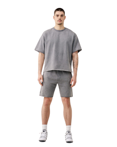 Exquisite New Fashion Cotton Polyester Casual Fitness Wear for Men featuring a cargo-style <b>shorts</b> set with customizable pockets - Product Image 1