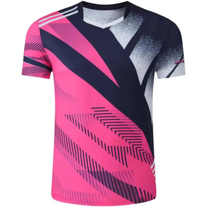 เสื้อยืดแบดมินตันสำหรับผู้ชายเสื้อยืดแห้งเร็วเล่นกีฬาเทนนิสวอลเลย์บอล - Product Image 1