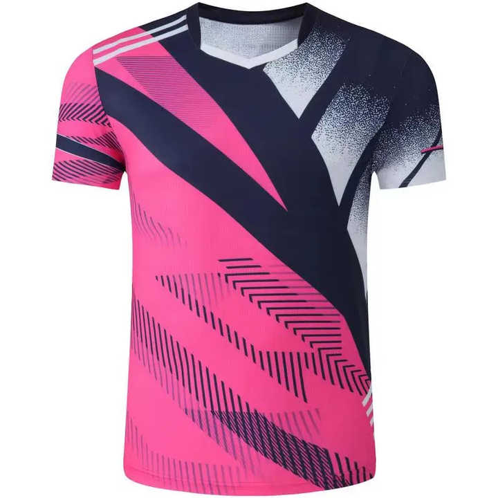 Custom Design Badminton T-shirt Mens Sportswear Badminton Tennis Volleyball Football Jersey Quick Dry T-shirt