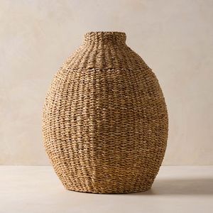 Vietnamese Supplier High Quality Good Round Rattan Weave Vase Suitable for Home Decoration - Product Image 5
