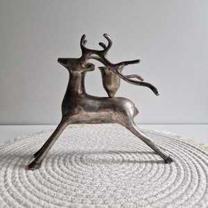 ชุดเทียนกวางเรนเดียร์ทำจากทองเหลืองแบบดั้งเดิมในอินเดียออกแบบได้ตามต้องการผู้ผลิตจากอินเดีย - Product Image 3