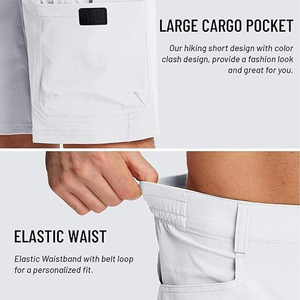 Ropa de calle de gimnasio de alta calidad, pantalones cortos de malla gris, pantalones de gimnasio para hombre, algodón en blanco, entrenamiento de rizo francés, informal, holgado, Fitness, deportes para hombre - Product Image 3