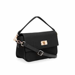 Sac à bandoulière formel noir P55581 pour femme - Product Image 2