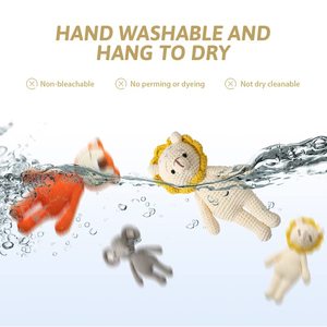 Jouet en peluche Amigurumi fait à la main poupée tricotée au crochet pour filles et garçons animaux en peluche OEM fabriqués au Vietnam - Product Image 6