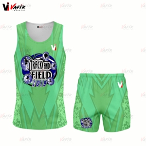 Ensemble d'uniformes d'athlétisme 100% polyester personnalisés unisexe Uniforme de piste de marathon sublimé à séchage rapide pour les sports d'été - Product Image 5