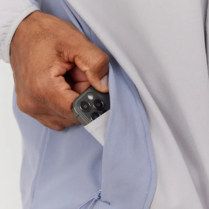 Veste de sport pour homme, coupe-vent d'extérieur, fermeture éclair, tissu léger imperméable, vente chaude - Product Image 6