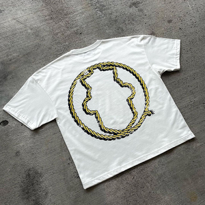 T-shirt vierge 100% coton de qualité supérieure 220gsm pour hommes T-shirt uni en gros avec impression numérique et logo personnalisé - Product Image 2