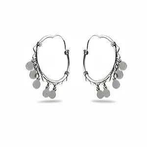"925 Silver Flower <b>Dangle</b> <b>Earrings</b> for Women with Freshwater <b>Pearl</b> and 18K Gold Accents" - Product Image 2